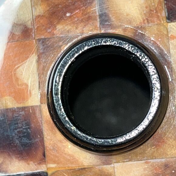 Labrazel Tortoise Shell Style Tile Luxury Soap Dispenser Bathroom Accessory - Picture 5 of 6